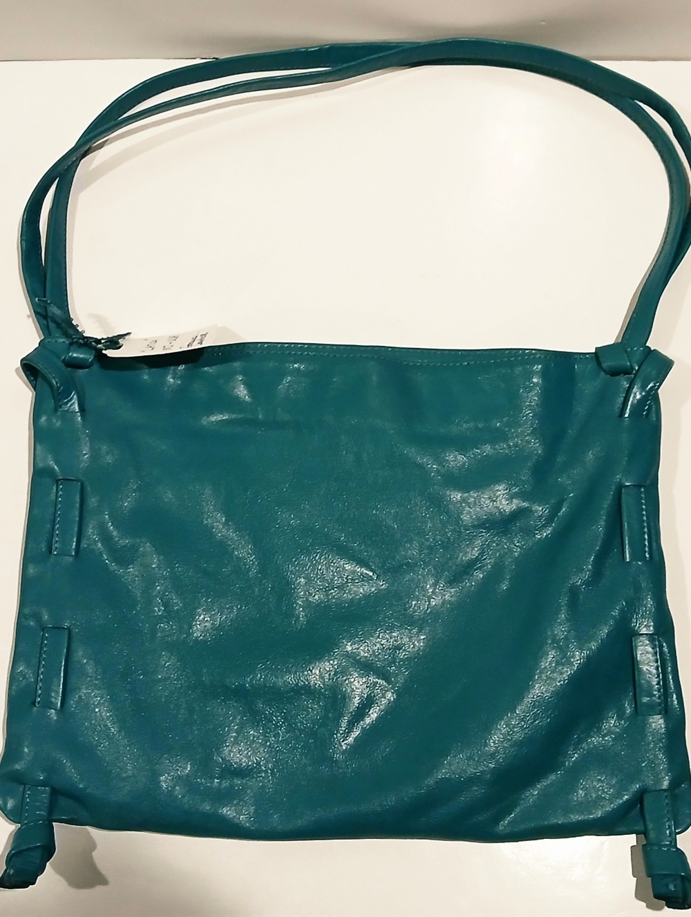 Latico NJ-USA Genuine LeatherTeal Shoulder Tote Bag - Sleek Everyday Carry